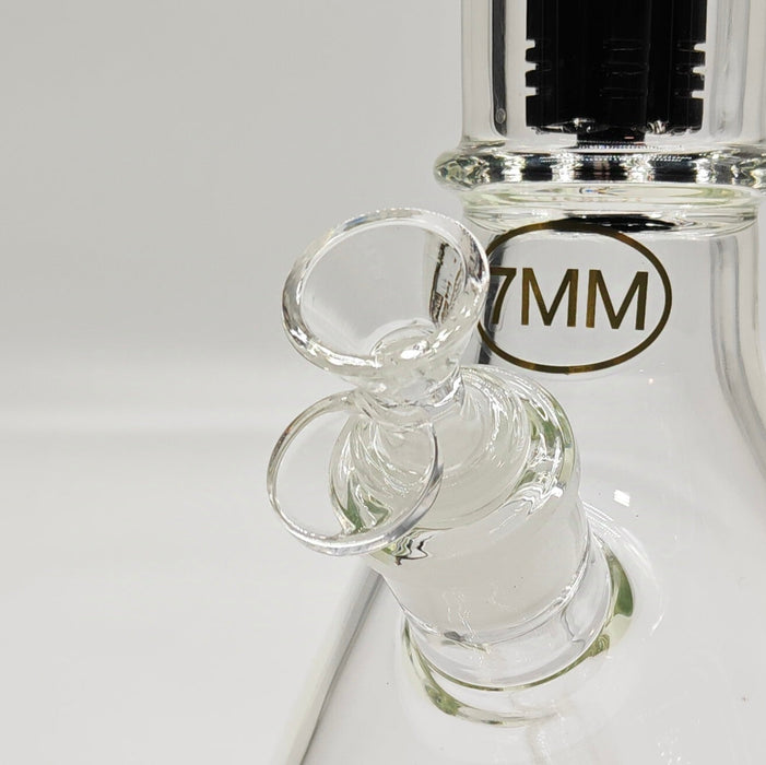 Fortune | 14" 7mm Tree Percolator Beaker Glass Bong [P145007] Glass Bong Fortune