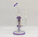 Fortune | 10“ Double Tree Perc Chamber Rig Glass Rig Fortune Milky Purple