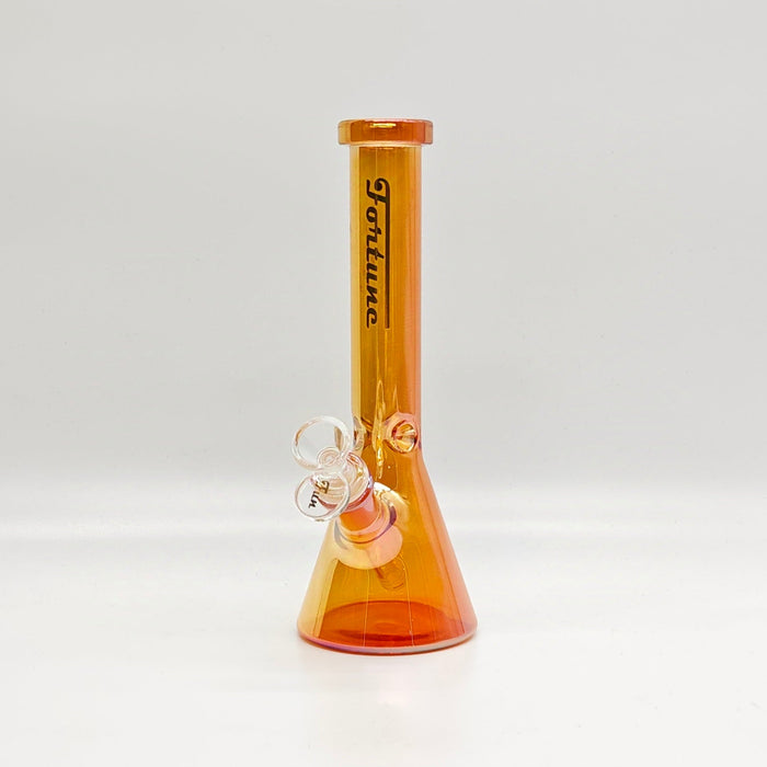 Fortune | 9" 4mm Electroplate Beaker Bong [093204E] Glass Bong Fortune Design D