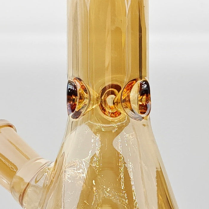 Fortune | 9" 4mm Electroplate Beaker Bong [093204E] Glass Bong Fortune