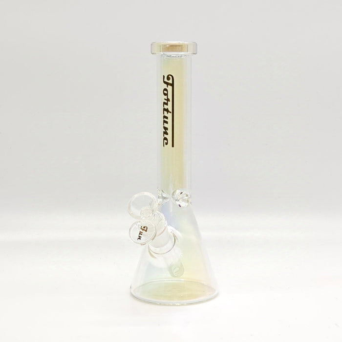 Fortune | 9" 4mm Electroplate Beaker Bong [093204E] Glass Bong Fortune Design A