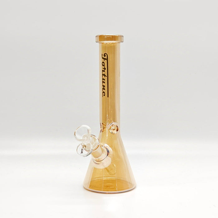 Fortune | 9" 4mm Electroplate Beaker Bong [093204E] Glass Bong Fortune Design C
