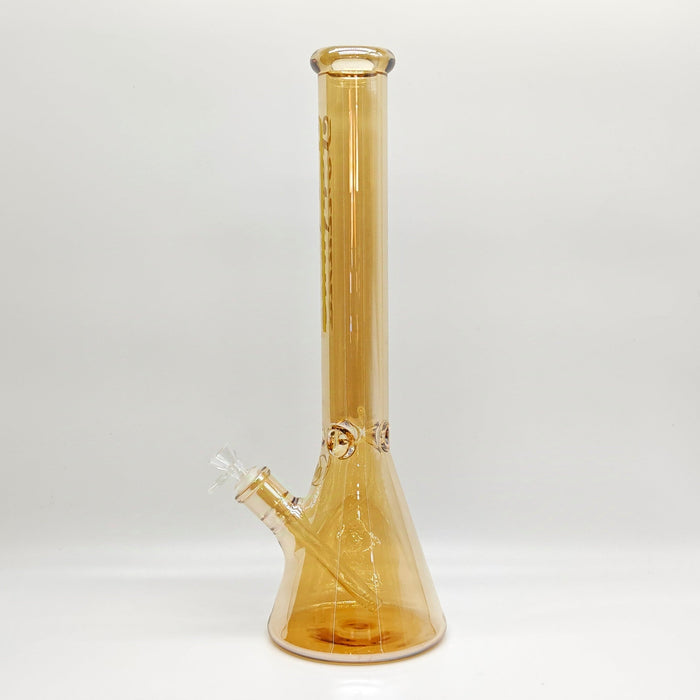 Fortune | 18" Electroplate Glass Beaker Bong [185007E] Glass Bong Fortune