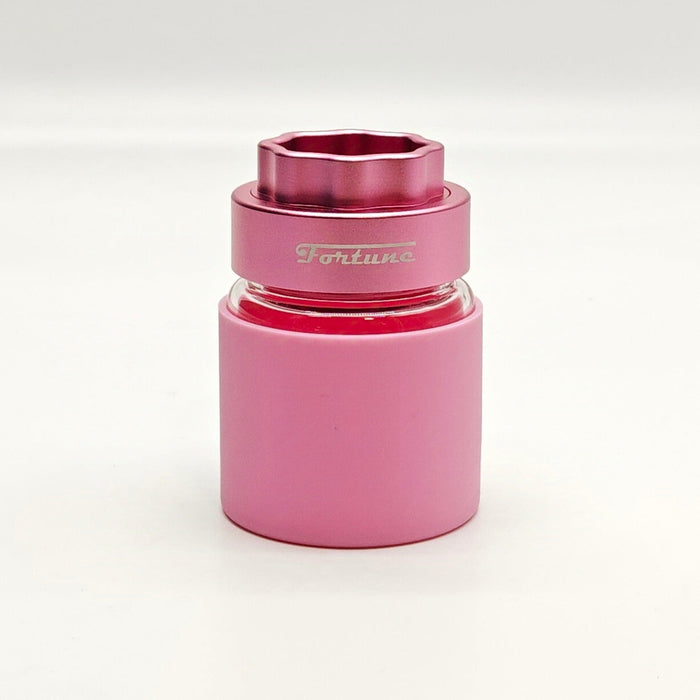 Fortune | 4 Parts Aluminum Grinder with Glass Jar Herb Saver Grinder Fortune Pink