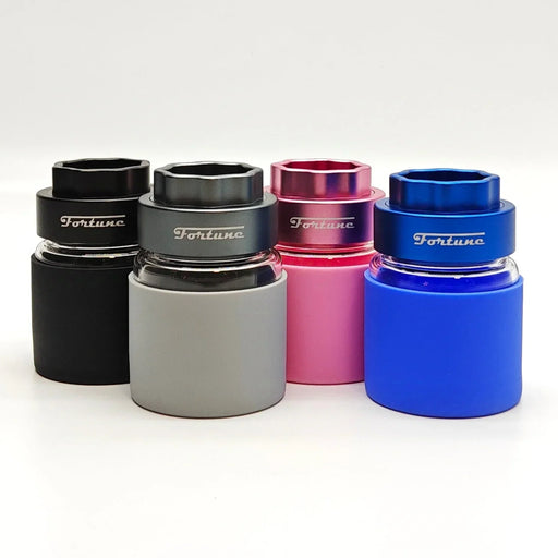 Fortune | 4 Parts Aluminum Grinder with Glass Jar Herb Saver Grinder Fortune