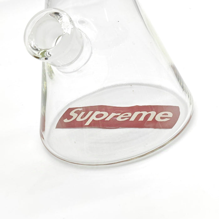 14" Stylish Designed 7mm Glow in the dark Glass Bong [LV145007] Glass Bong Super Supplys Inc