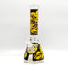 14" 7mm Skull Beaker Glass Bong [P8] Glass Bong Super Supplys Inc Yellow