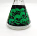 14" 7mm Skull Beaker Glass Bong [P8] Glass Bong Super Supplys Inc