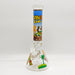 14" 7mm Cartoon Beaker Glass Bong [P22] Glass Bong Super Supplys Inc Design C