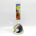 14" 7mm Cartoon Beaker Glass Bong [P22] Glass Bong Super Supplys Inc