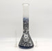 14" 5mm Abstract Design Beaker Glass Bong [LOT0072] Glass Bong Super Supplys Inc