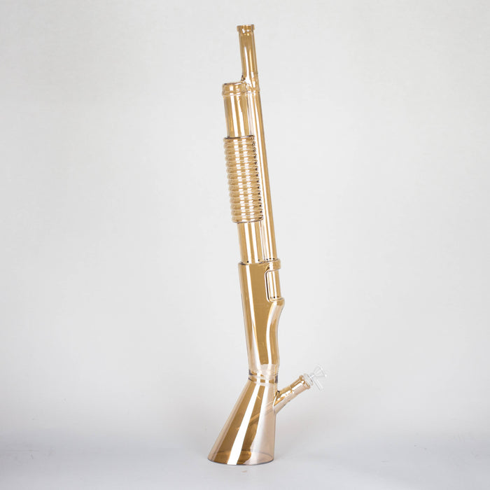 27" Shotgun Glass Bong [MK-XYE01] Glass Bong JJ Distribution Yellow