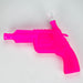 7.5" Pistol Glass Bong [MK-BB02] Glass Bong JJ Distribution Purple (Pink)