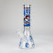 10" Comic Blast Glow in the dark Glass Bong [MG-160] Glass Bong JJ Distribution Desigh 3