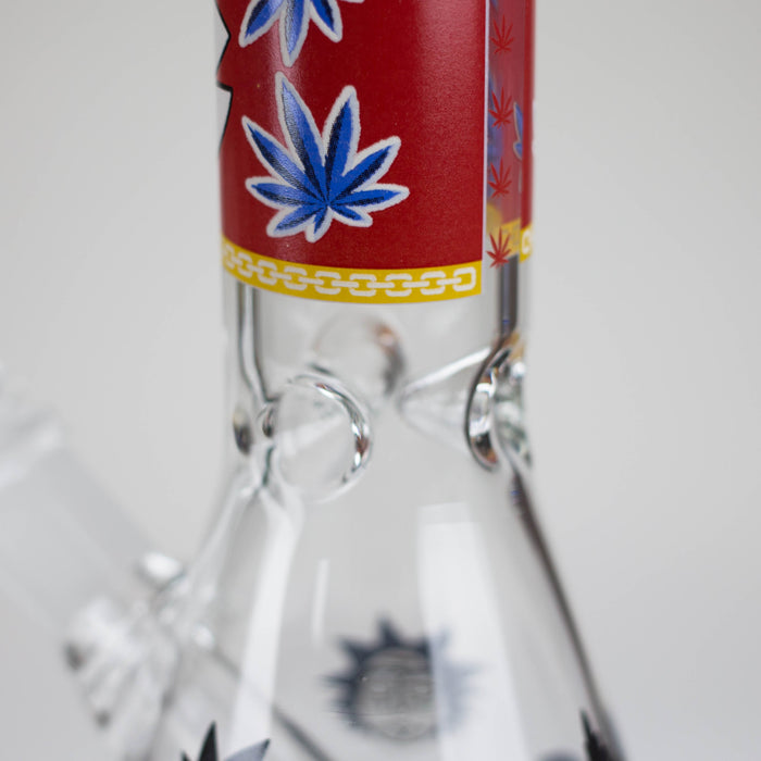 10" Comic Blast Glow in the dark Glass Bong [MG-160] Glass Bong JJ Distribution