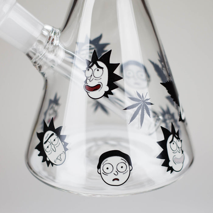 10" Comic Blast Glow in the dark Glass Bong [MG-160] Glass Bong JJ Distribution