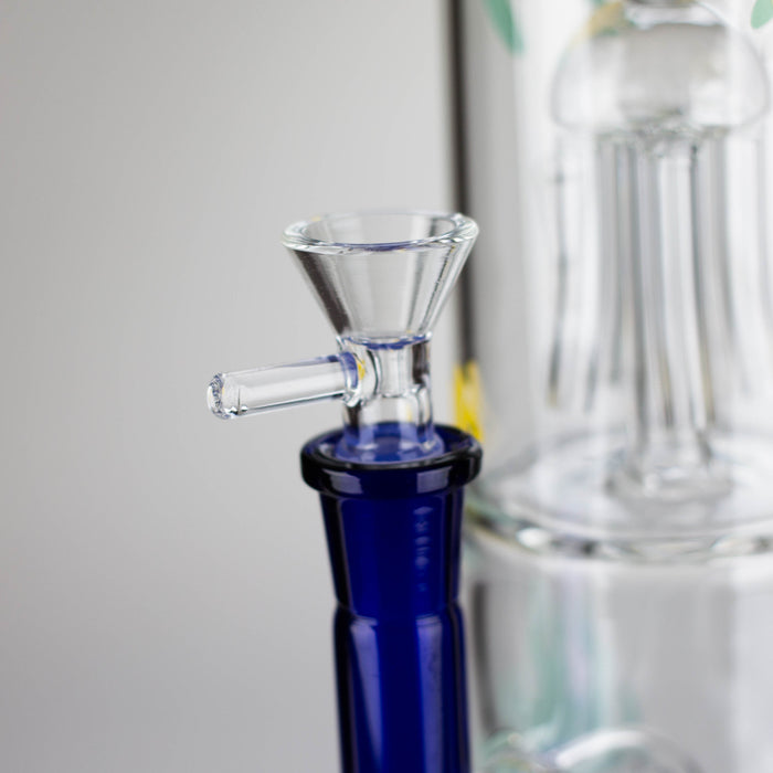 10.5" Tropical Ocean Glass Bong [MK-BB05] Glass Bong JJ Distribution