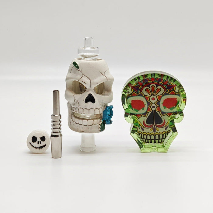 LED Skull Nectar Collector Kit [SKNC] Nectar Collector Super Supplys Inc