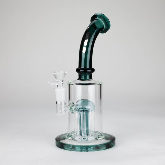 Infyniti | 9.5" glass bong with tree-arm diffuser [GP1947] Glass Rig ONE Teal