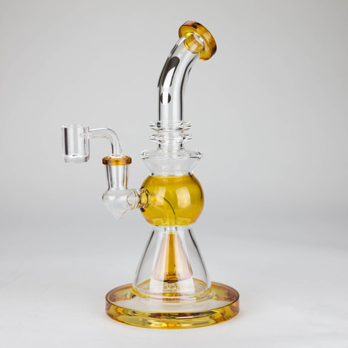 Infyniti | 9.5" Shower head difussed rig [GP1934] Glass Rig ONE Yellow