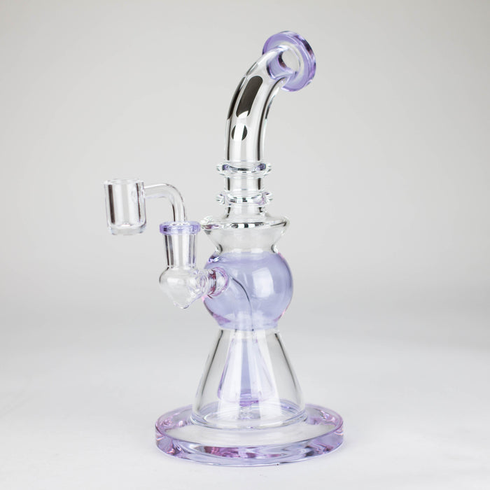 Infyniti | 9.5" Shower head difussed rig [GP1934] Glass Rig ONE Purple