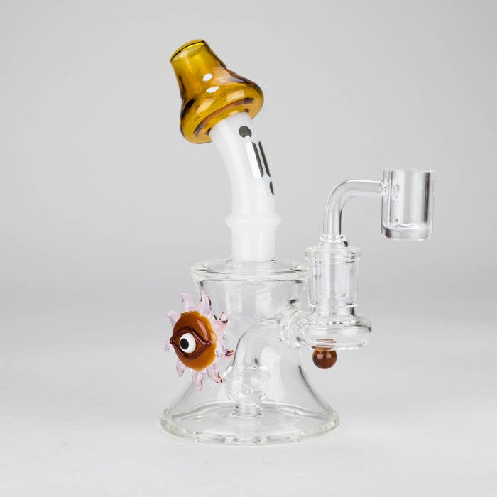 Infyniti | 6.5" Mushroom Banger Rig [GP1940] Glass Rig ONE Yellow
