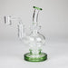 Infyniti | 6" Double glass recycle rig with shower head diffuser [GP1935] Glass Rig ONE