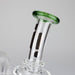 Infyniti | 6" Double glass recycle rig with shower head diffuser [GP1935] Glass Rig ONE