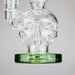 Infyniti | 6" Double glass recycle rig with shower head diffuser [GP1935] Glass Rig ONE