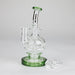 Infyniti | 6" Double glass recycle rig with shower head diffuser [GP1935] Glass Rig ONE