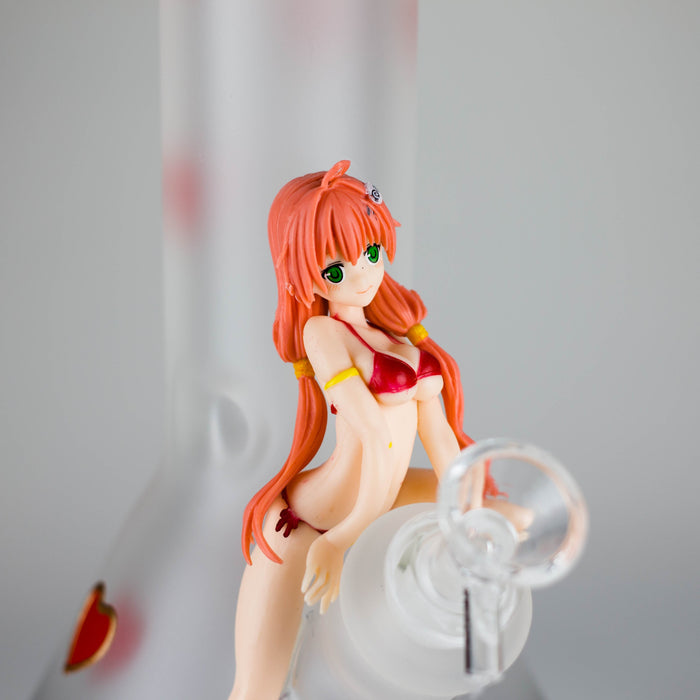 12" Figure Base Glass Bong Glass Bong JJ Distribution