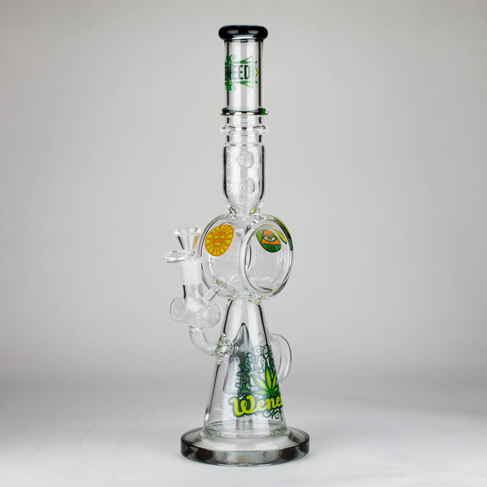 WENEED | 17" Guardian Glass Bong Glass Bong WENEED® T-black