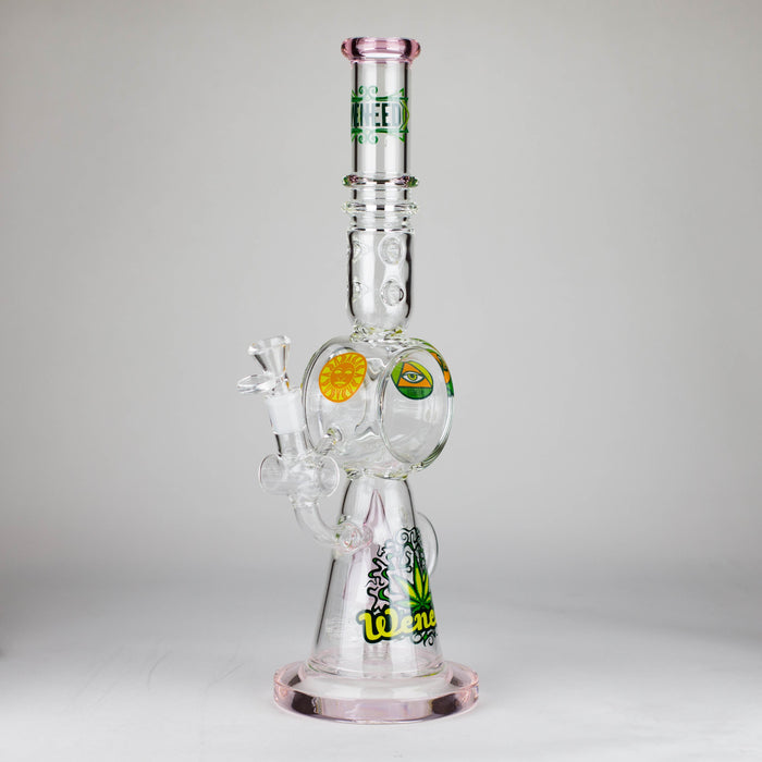 WENEED | 17" Guardian Glass Bong Glass Bong WENEED® Pink