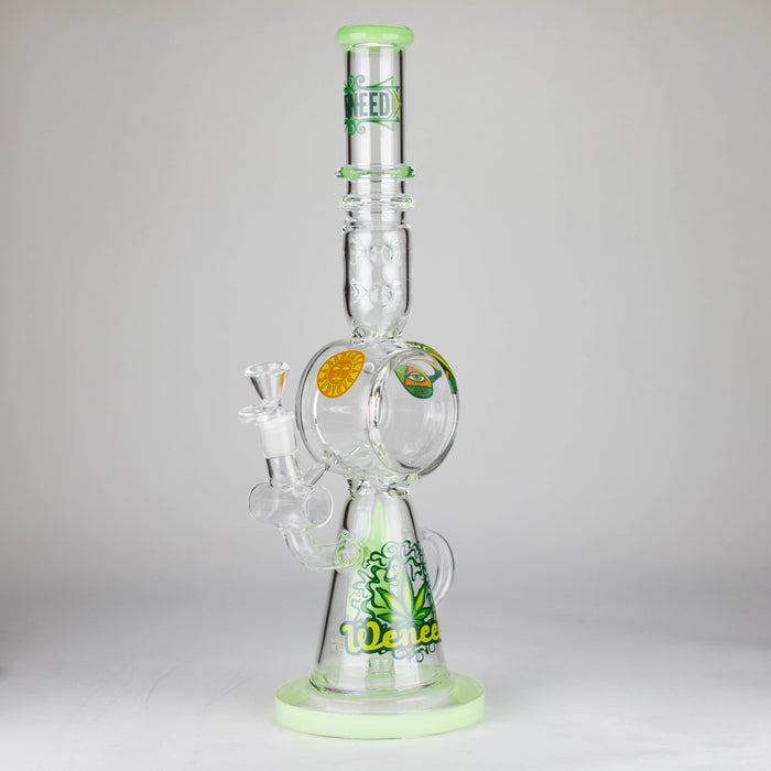 WENEED | 17" Guardian Glass Bong Glass Bong WENEED® T-green