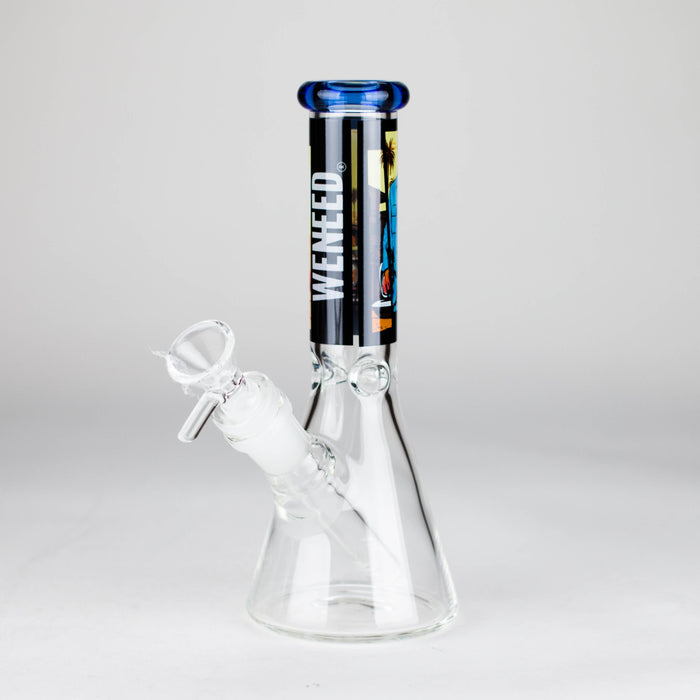 WENEED | 7.5" Sunset Horizons Glass Bong Glass Bong WENEED® Clear Blue