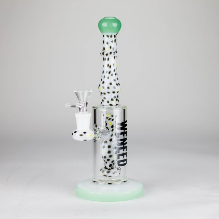 WENEED | 10" Spotted Stem Bong Glass Bong WENEED® Jade Green