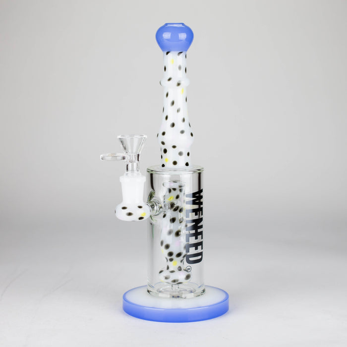 WENEED | 10" Spotted Stem Bong Glass Bong WENEED® Jade Blue