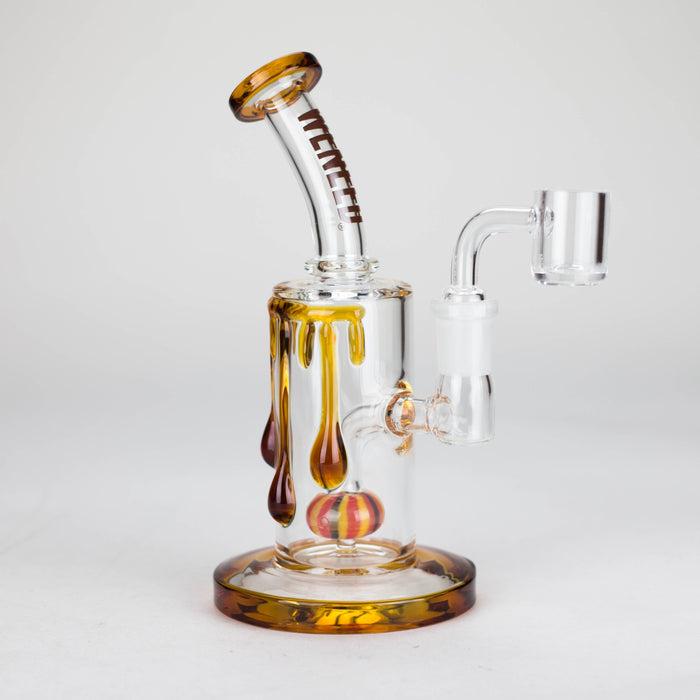 WENEED | 7" Pumpkin Flow Glass Bong Glass Rig WENEED® Brown