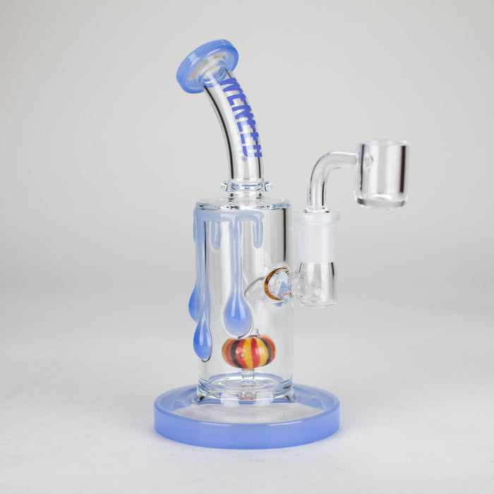 WENEED | 7" Pumpkin Flow Glass Bong Glass Rig WENEED® Blue