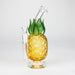 10" Pineapple Grass Bong Glass Bong JJ Distribution Yellow