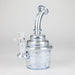 WENEED | 6.5" Dome Percolator Bong Glass Bong WENEED® Silver