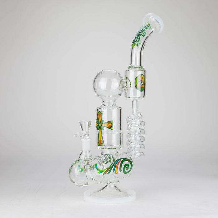 WENEED | 12.5" Twiststream Glass Bong Glass Bong WENEED® White
