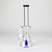 11" Shower head water diffuser glass bong Glass Bong Bongzie Smokes Blue