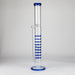18" Multi-honeycomb diffuser Bong Glass Bong Bongzie Smokes Blue