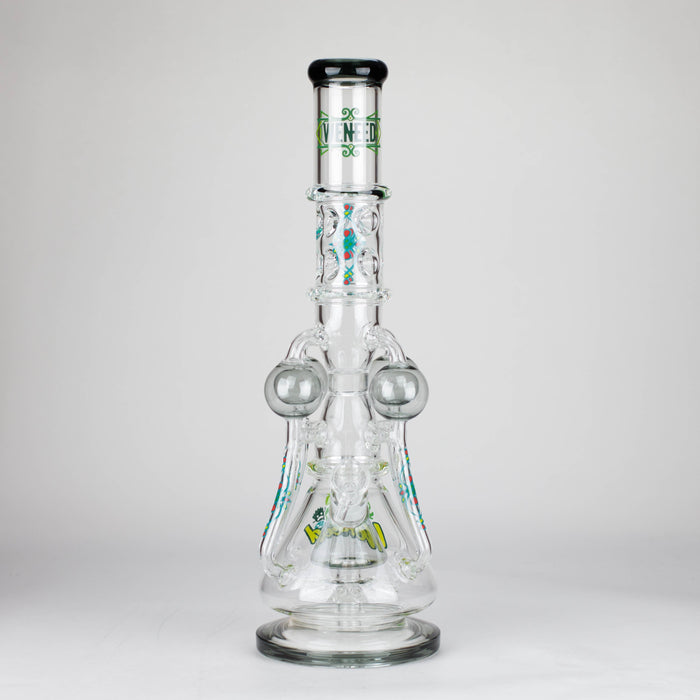 WENEED | 19.5" Orb Cascade Glass Bong Glass Bong WENEED® T-black
