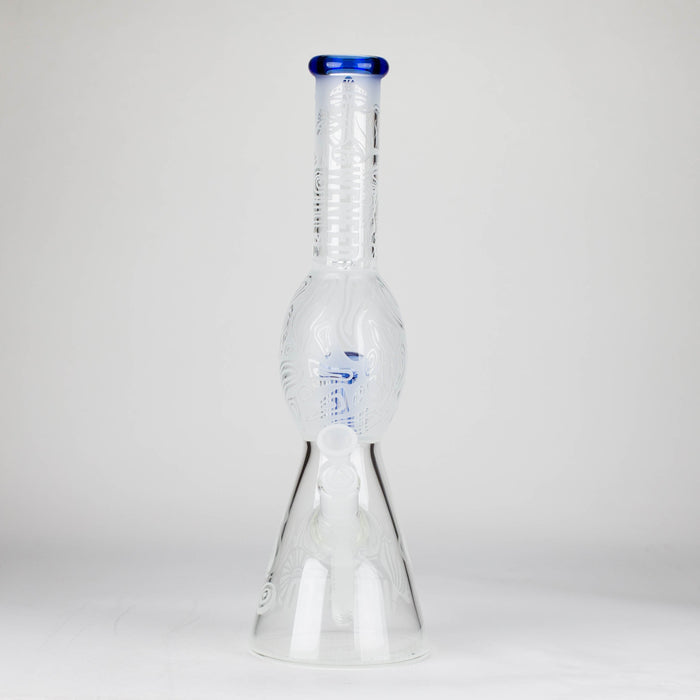 WENEED | 16.5" Mushroom Forest Bong Glass Bong WENEED® Blue