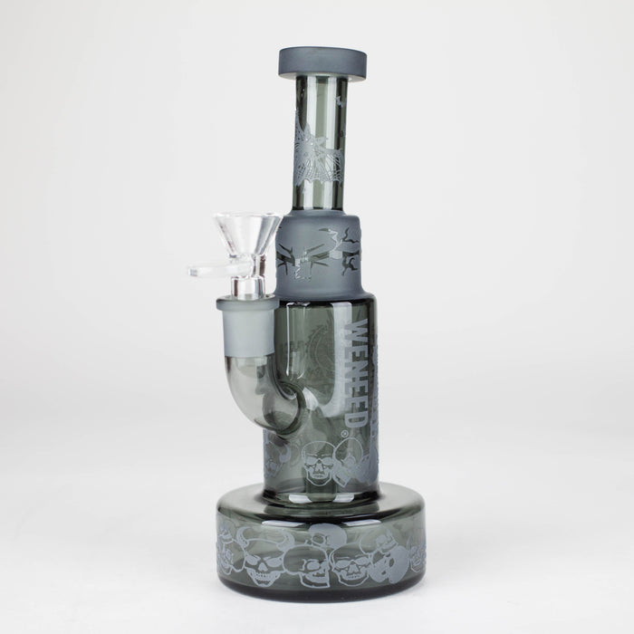 WENEED | 8" Phantom Mist Glass Bong Glass Bong WENEED® Smoke Grey