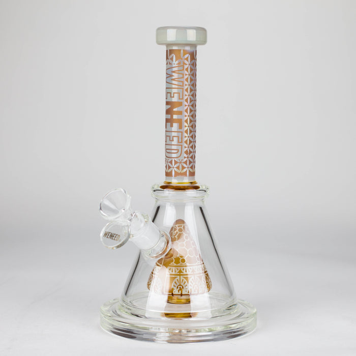 WENEED | 9" Zen Tribal Glass Bong Glass Bong WENEED® Yellow