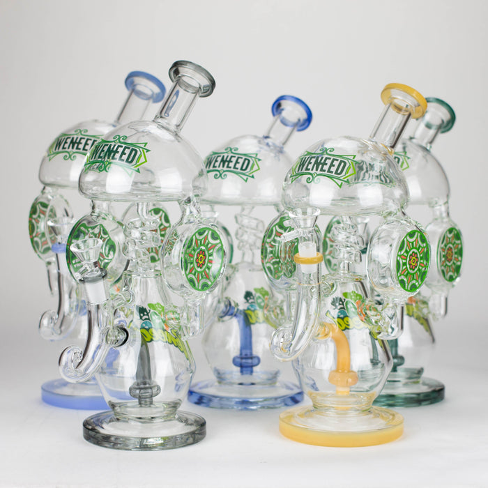 WENEED | 13" Fungal Bloom Bong Glass Bong WENEED®