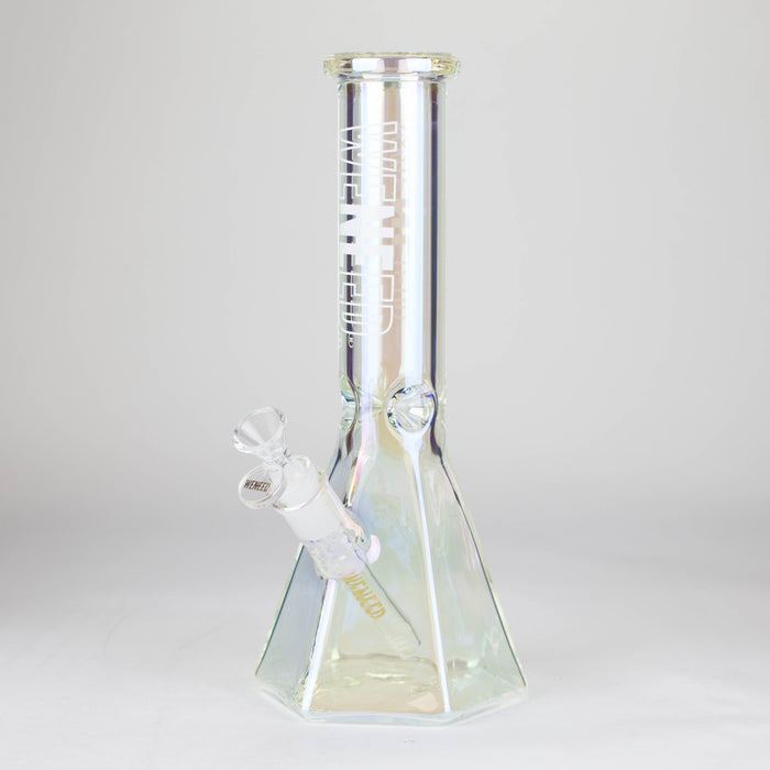 WENEED | 12" Prism Edge Glass Bong Glass Bong WENEED® Clear